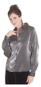 Long Sleeve Fitted Blouse